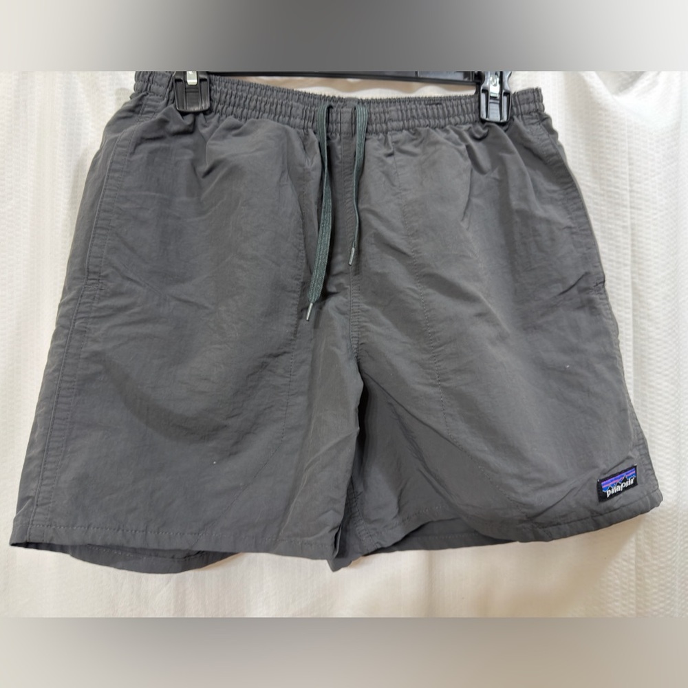 Patagonia Men's Dark Gray Putdoor Running Hiking Shorts‎ Sz S EUC